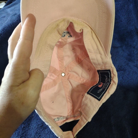 Vineyard Vines Light pink OSFM Hat Whale Cap - Picture 4 of 5